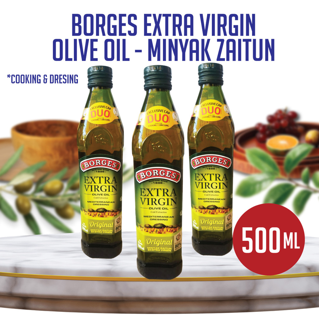 

Minyak Zaitun Extra Virgin Olive Oil Borges 500ml - minyak zaitun 500ml