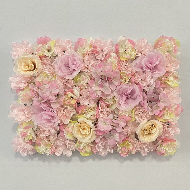 Flower Wall Panel Artificial Flower Wall Backdrop Indoor/Outdoor Decorative Flower Panels for Weddin