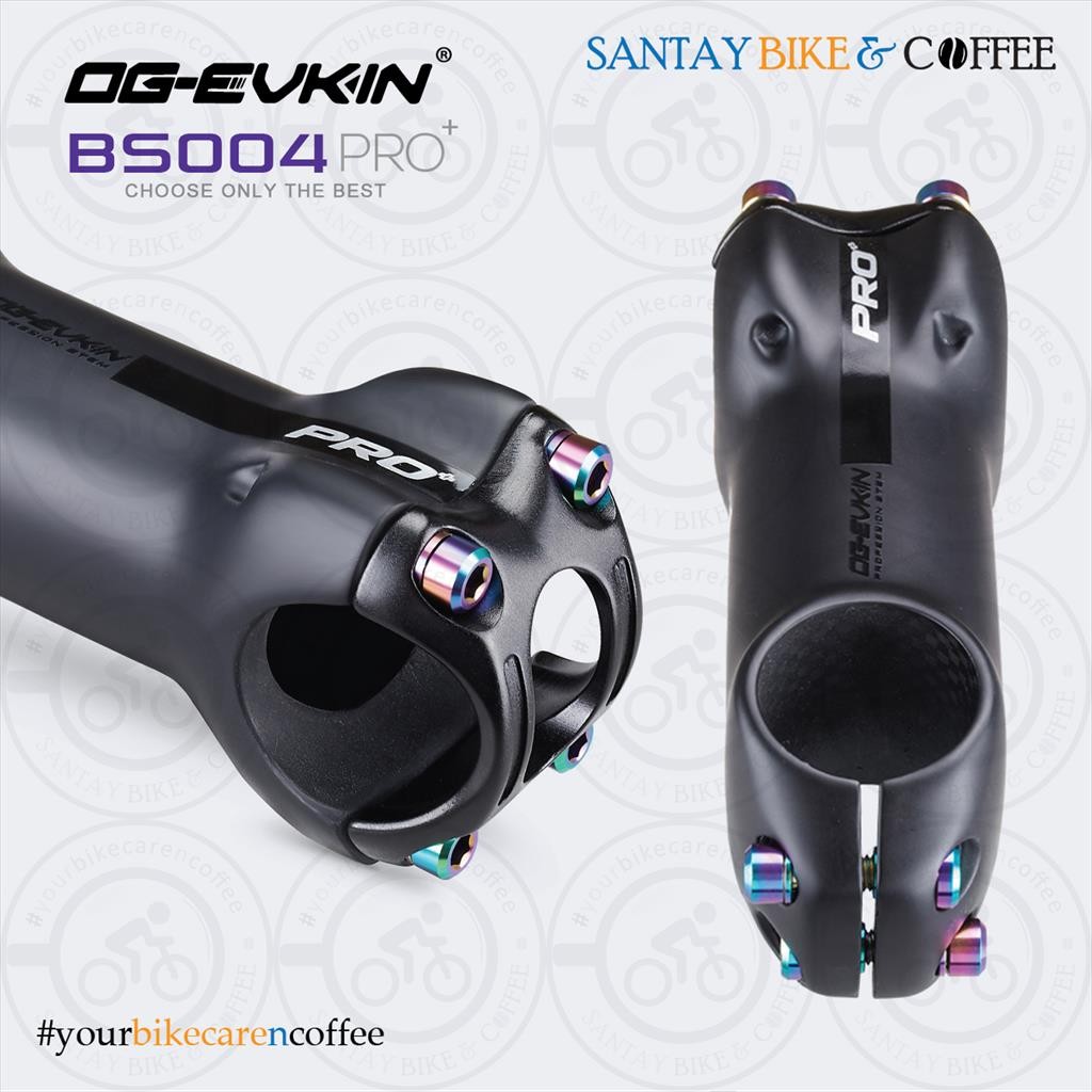OG EVKIN BS004 Pro+ Stem Carbon T1000 10 Derajat Carbon Stem Road Bike Mtb