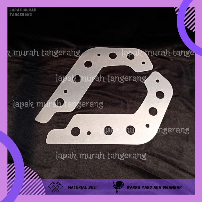 COVER SKIDPLATE KANAN KIRI XSR155 TUTUP PELINDUNG TUTUP SKID PLATE SAMPING MOTOR XSR 155 WARNA SILVE
