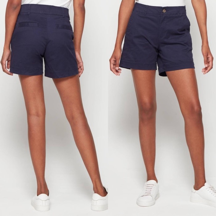 MURAH✨ - Celana Pendek Wanita Katun Mid Rise GAP Girl Friend Short Pants - Hijau, 2
