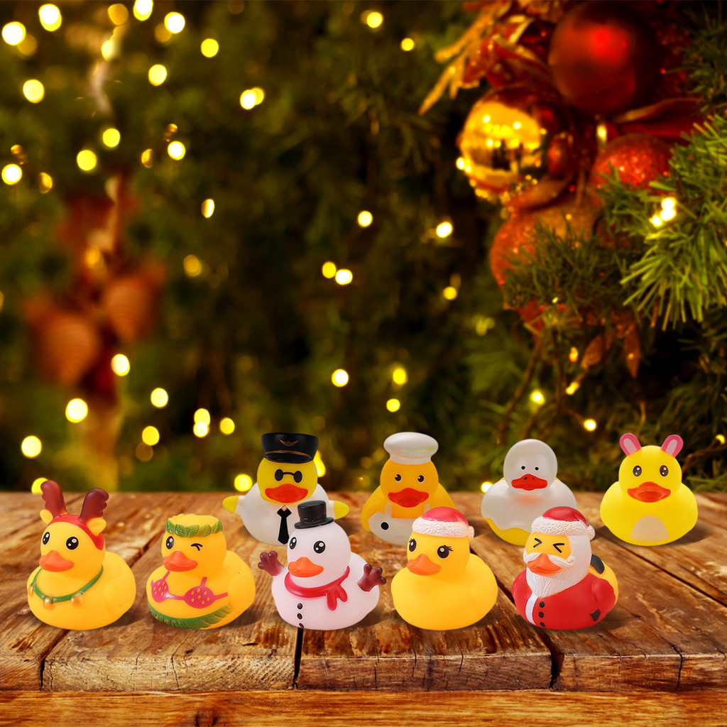 

Christmas Ducks Advent Calendar 24 Days Countdown Calendar with Ducks Toys for Boys Girls Kids and Toddlers