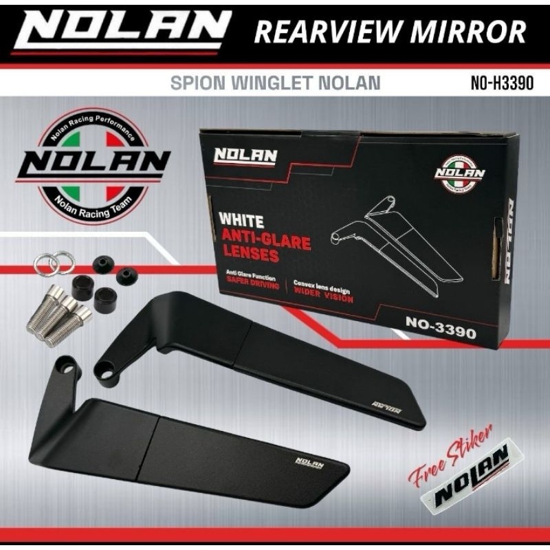 Spion winglet model rizoma full cnc Universal motor / spion motor model winglet asli Nolan nmax adv 