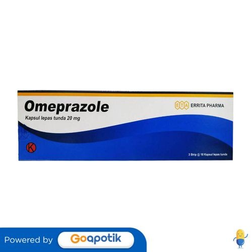 Omeprazole Errita 20 Mg Box 30 Kapsul