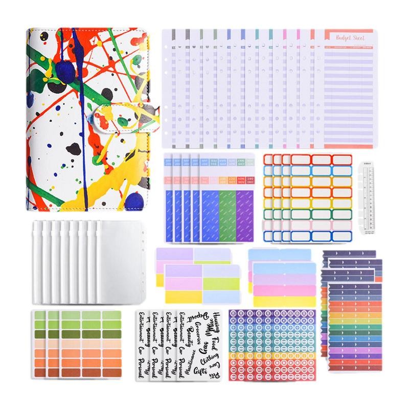

A6 Paper Refill Agenda Planners Diary Monthly Weekly Binder Sheets Cash Envelope System Office School Stationery Book Gifts