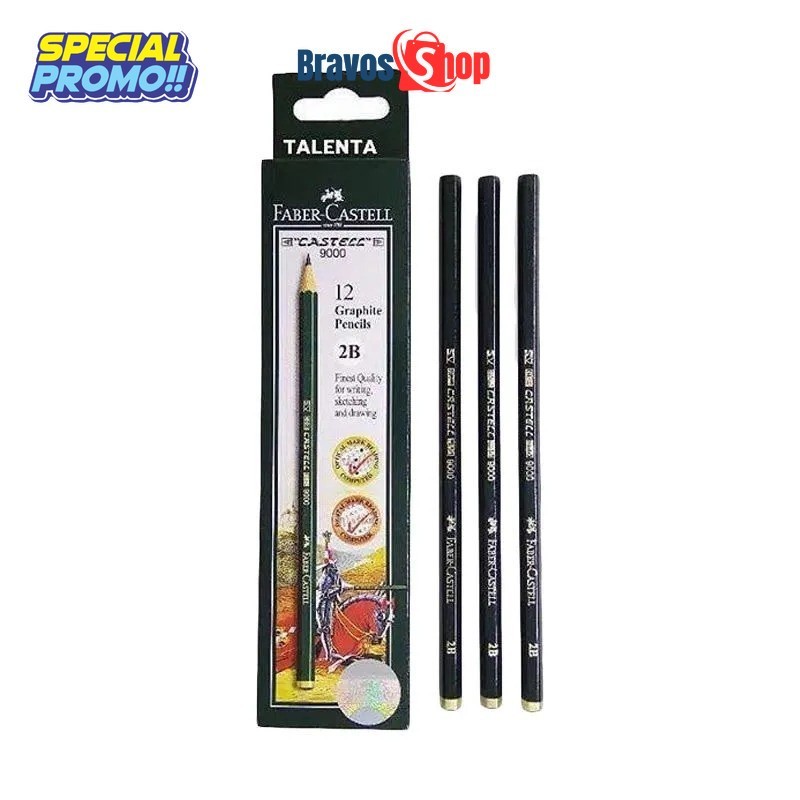 

PENSIL 2B FABER CASTELL 12PCS