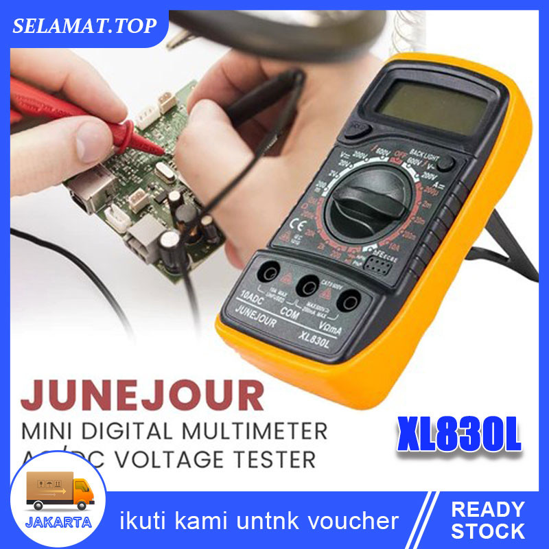 MINI Digital Multimeter AC/DC Voltage Tester - XL830L Multitester ORIGINAL LCD Digital Multitester D