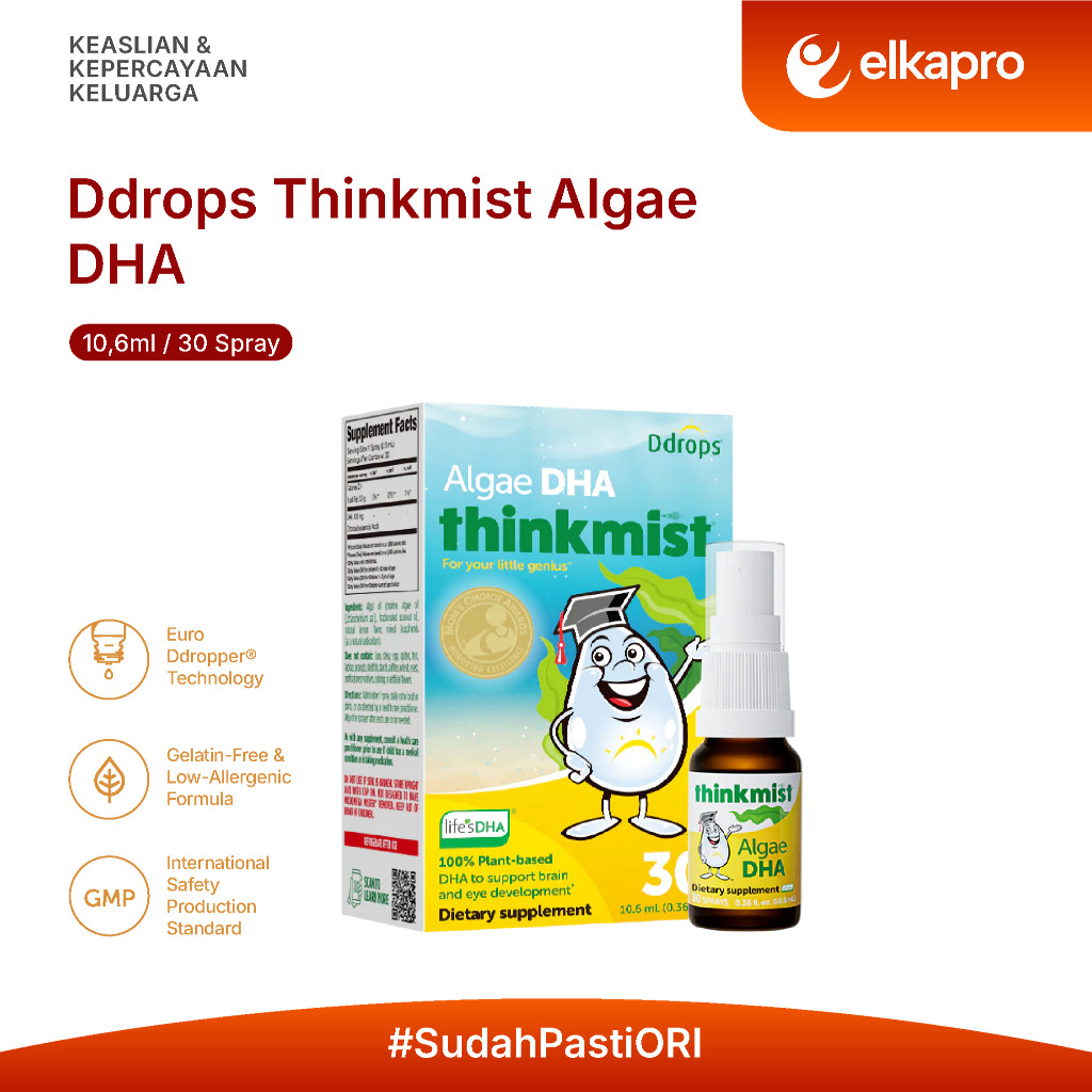 Ddrops Thinkmist™ Algae DHA - DHA Suplemen Bayi