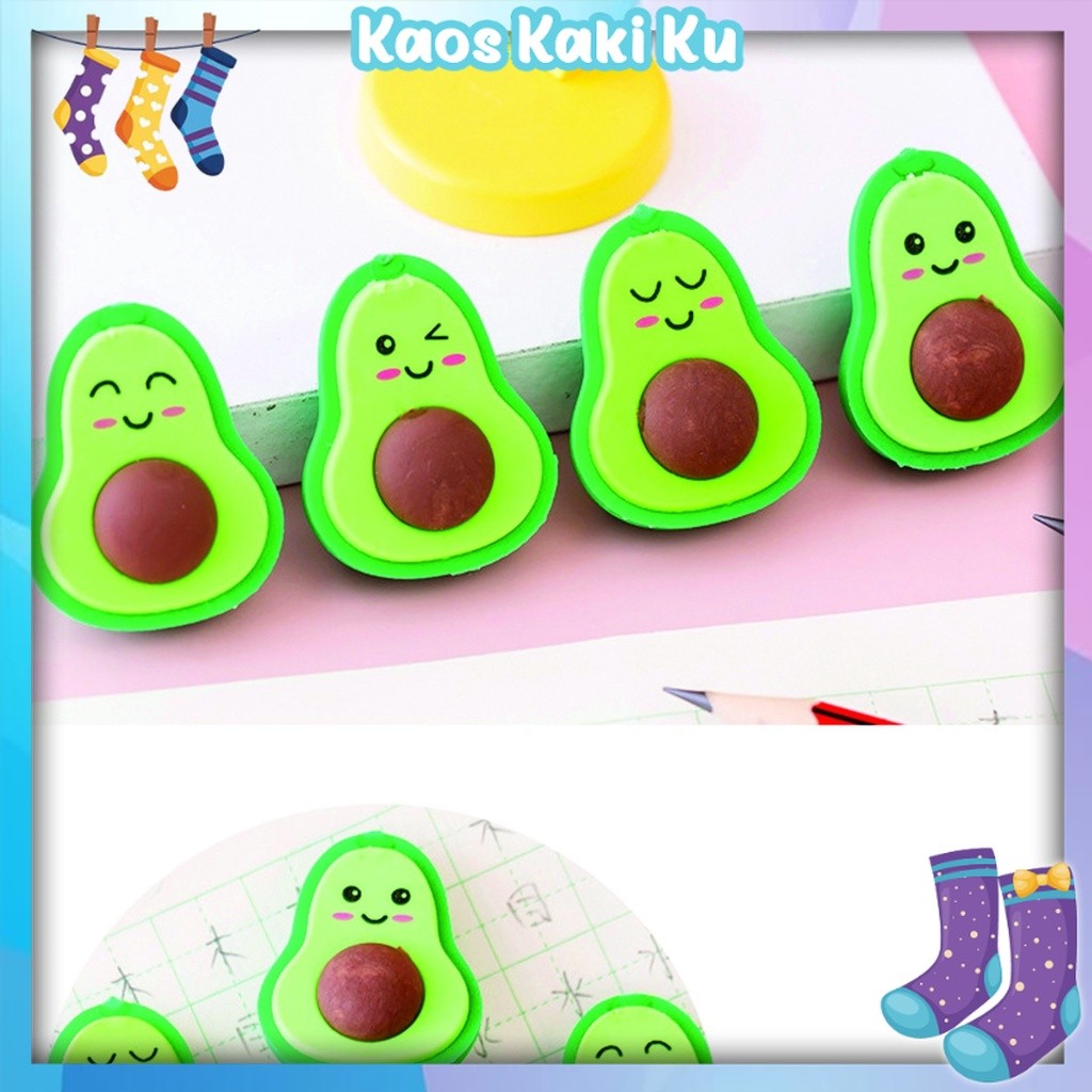 

Penghapus Pensil Karakter Avocado Eraser