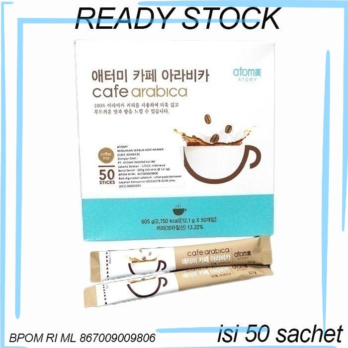 

Atomy Cafe Arabica 50 sachet | KOPI ATOMY | kopi arabika original