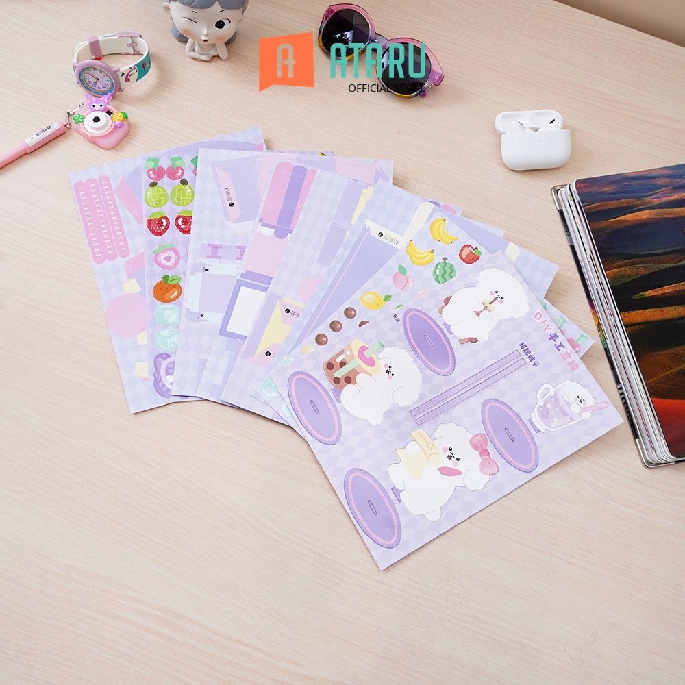 

Ataru Stiker House Suli Mix Design 3D Stiker Dekoratif Lucu Cute Stickers Deco Sticker Pack Journal Book