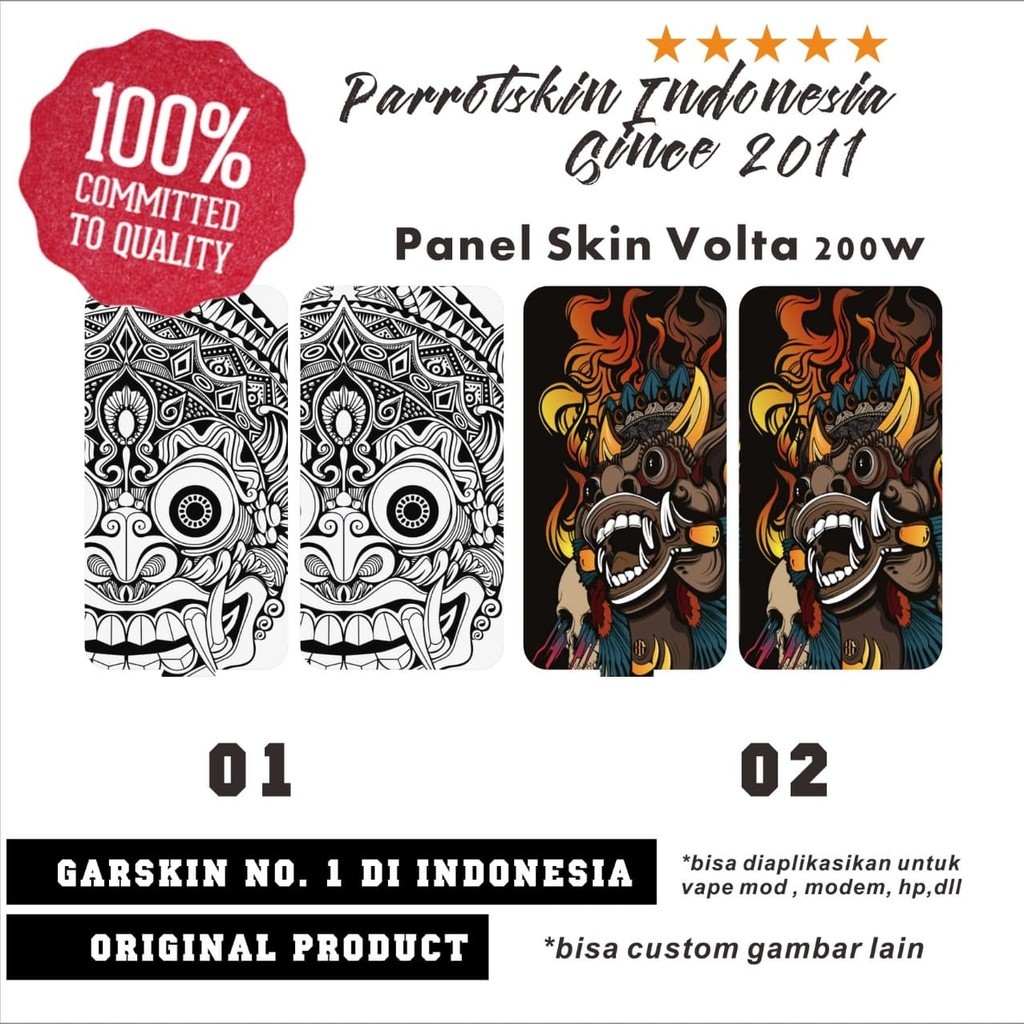 PROMO Garskin Skin volta 200w reog Edition sticker