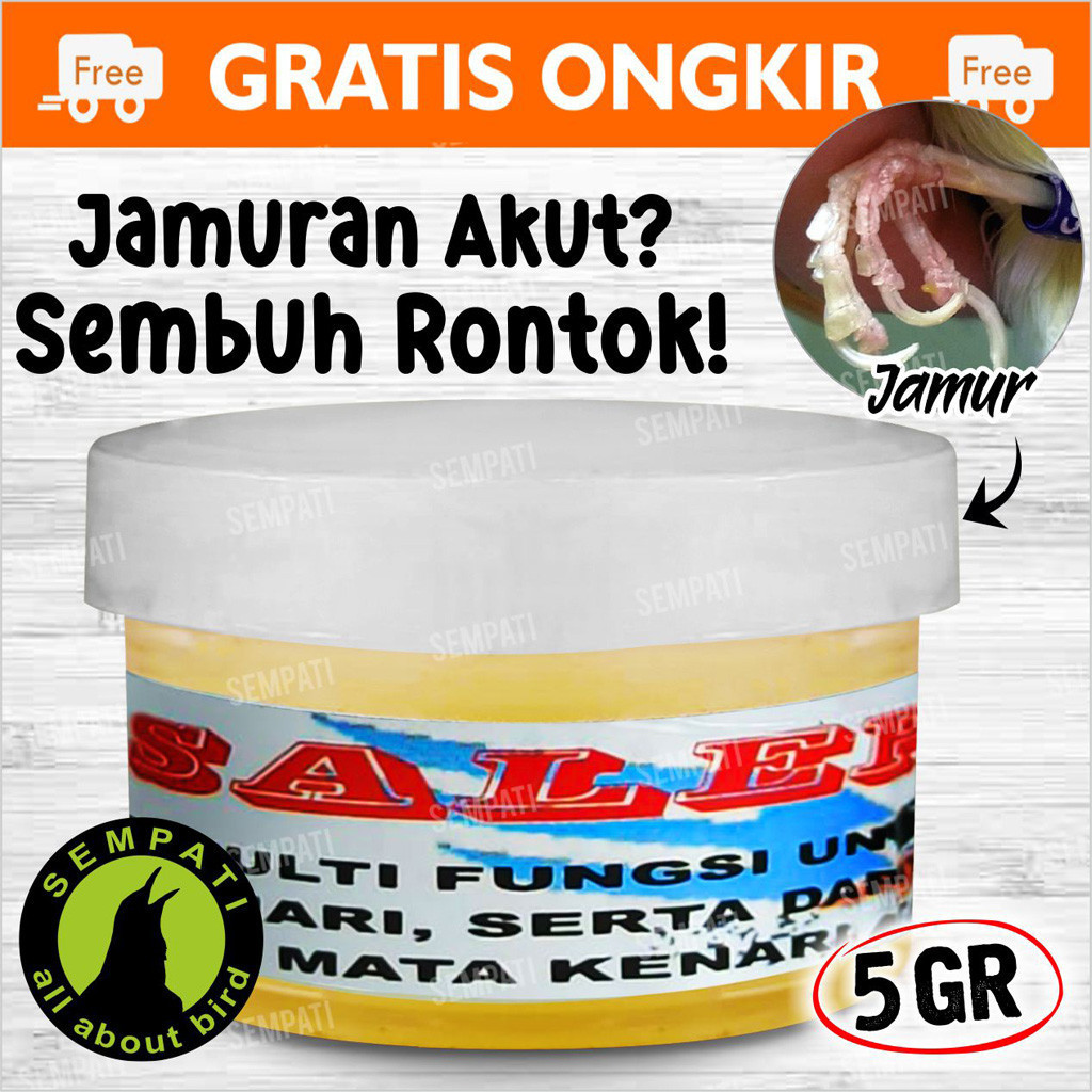 SEMPATI SALEP DEWA OBAT BURUNG SAKIT KAKI BERJAMUR MATA SNOT KATARAK UNTUK LOVEBIRD KENARI KACER MUR