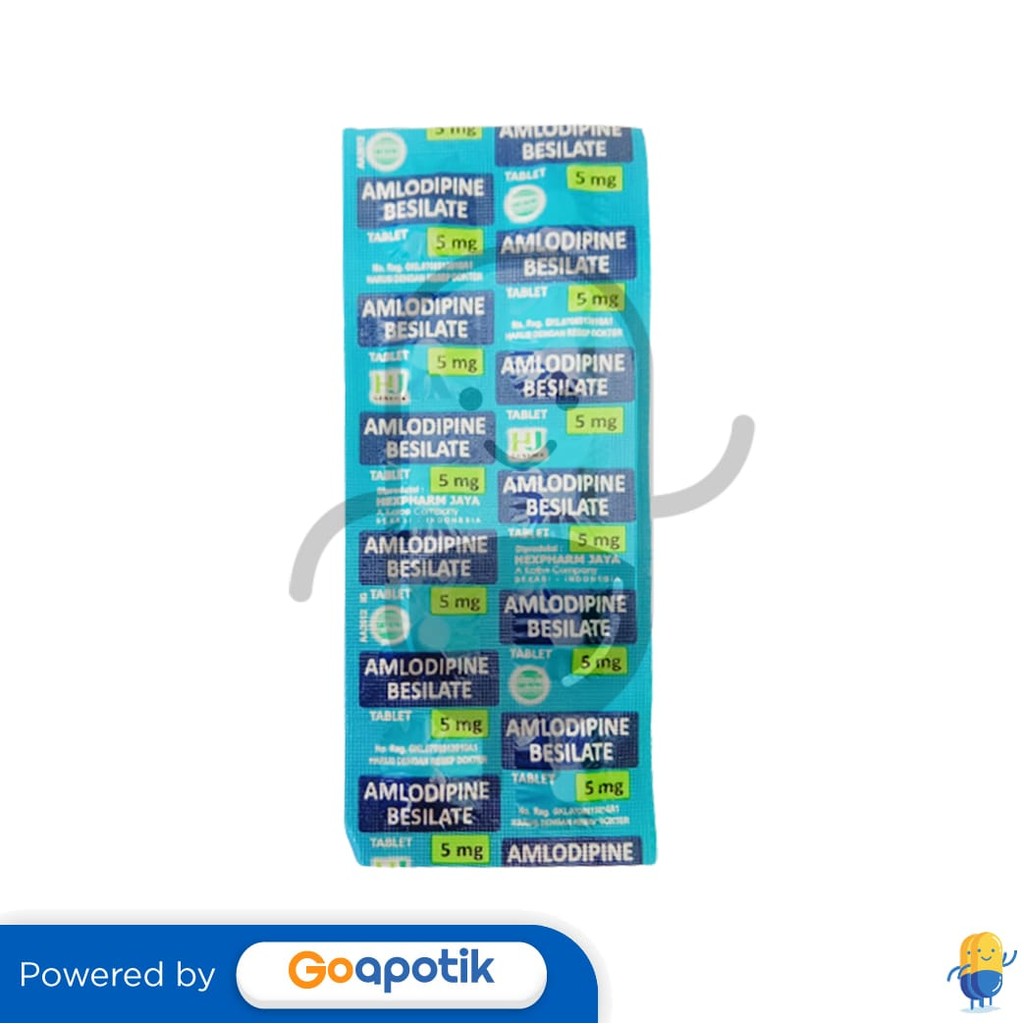 Amlodipine Hexpharm 5 Mg Strip 10 Tablet