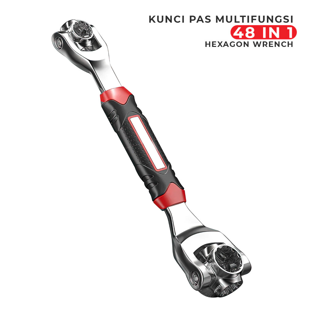Dolphin Tool Kunci Pas Tiger Wrench 48in1 Socket Multifungsi Kunci Pas Universal 48 In 1