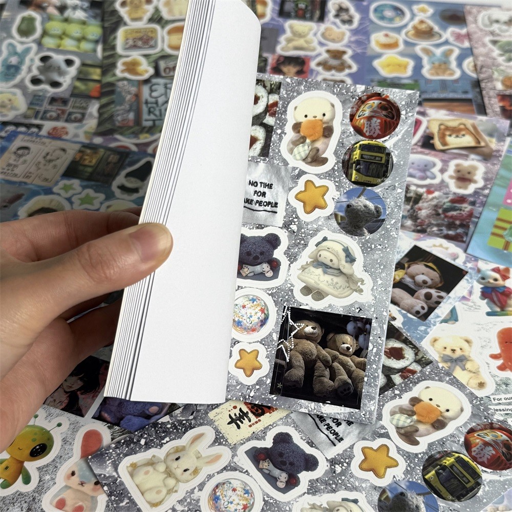 

20 pcs Cartoon Die cut Sticker Book Journal Decorative DIY Scrapbooking Sticker Laptop Student Handbook Stationery Stickers Gift