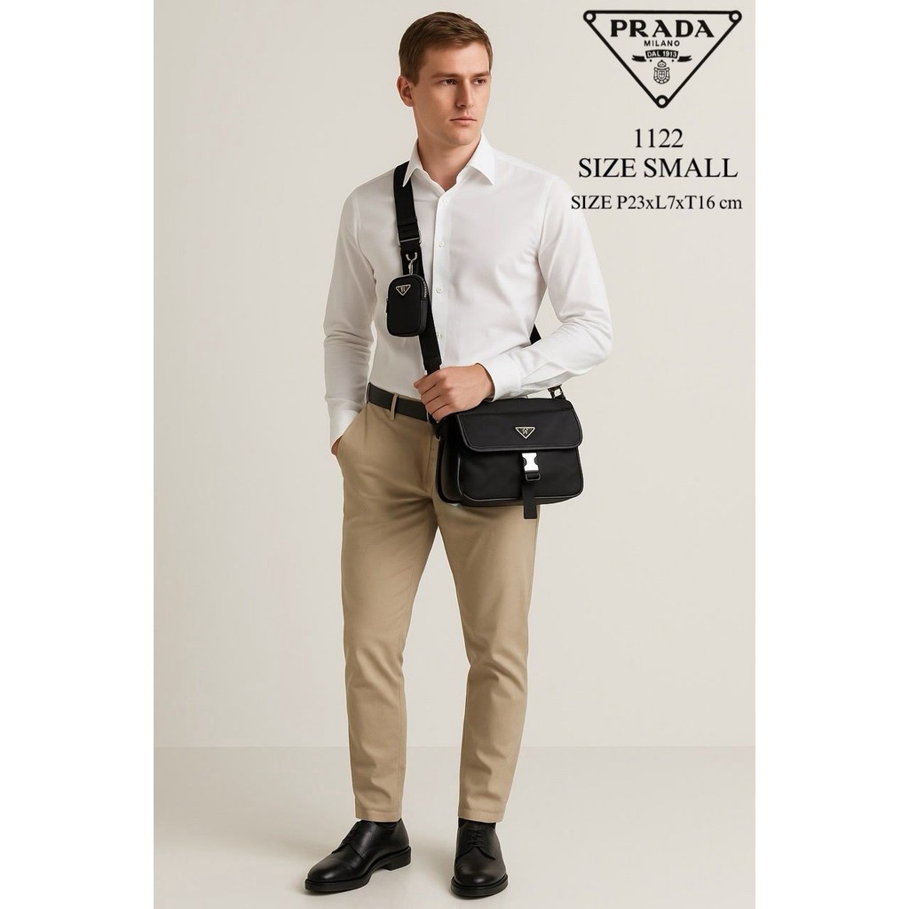 FULL EMBOSSED + ADA NO SERI + VIP PLATINUM SLING BAG PRD 1122 SMALL