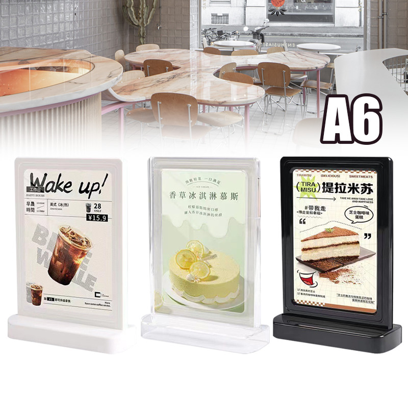 

A6 Stand Menu / Stand Brosur / Stand Akrilik / Holder Brosur Acrylic Sign Holder