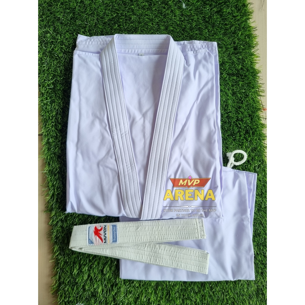 (bonus sabuk) Baju Karate Dewasa seragam beladiri karate Baju Karate lengkap 1 set