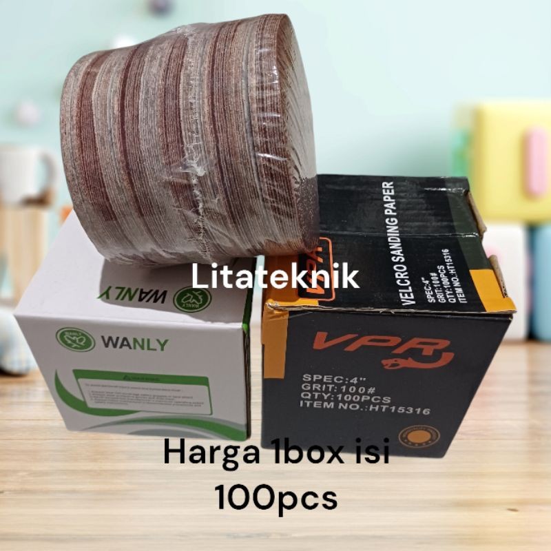 amplas tempel amplas bulat 1box 100pcs  amplas tempel harga per box 100pcs / 1 Box = 100 PCS Amplas 