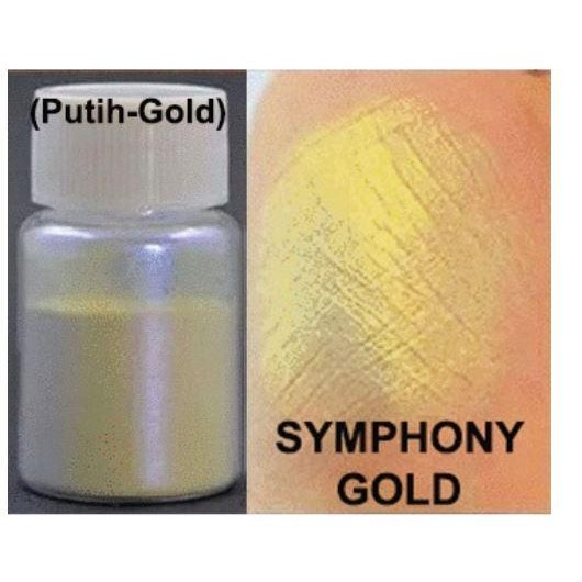 Aurora Pearl Pigment - Bubuk Mica Pewarna Resin Efek Aurora - gold