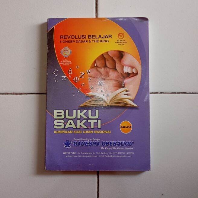 BUKU SAKTI KUMPULAN SOAL UJIAN NASIONAL BAHASA Ganesha Operation  Original Bekas
