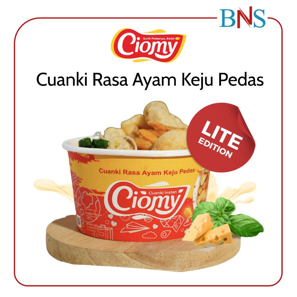 

Ciomy Cuanki Ayam Keju Pedas Lite - Halal Non MSG