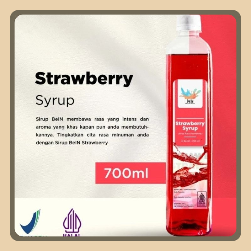 

BEIN SYRUP STRAWBERRY 700ML