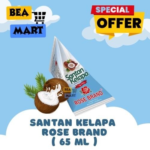 

Santan Rose Brand 65ml | Kelapa Santan RoseBrand Siap Pakai Segitiga 65 ml