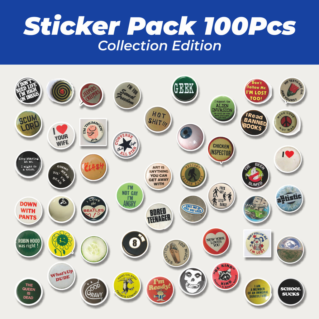 

Hot Stiker Pin Baju Keren INS Style Lucu Anti Air Stikers Berperekat Waterproof Sticker Decal Buat Motor Helm Buku Journal Koper Casing HP Laptop Botol Minum