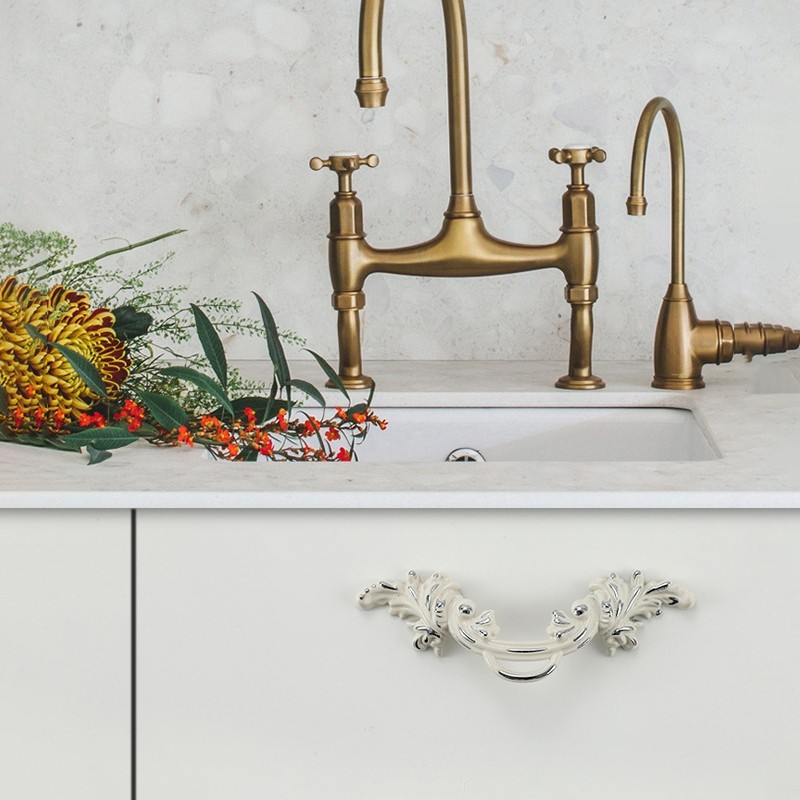 Klasik Tarikan Antik Gagang Pintu Lemari Laci Vintage / Tarikan Laci Lemari Vintage