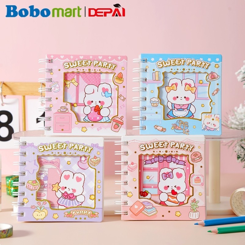 

1 PCS NOTEBOOK DEPAI A6-DP0486-5 ISI 80 LEMBAR NOTEBOOK RING BUKU DIARY MOTIF KARAKTER KLASIK BUKU TULIS CATATAN MURAH