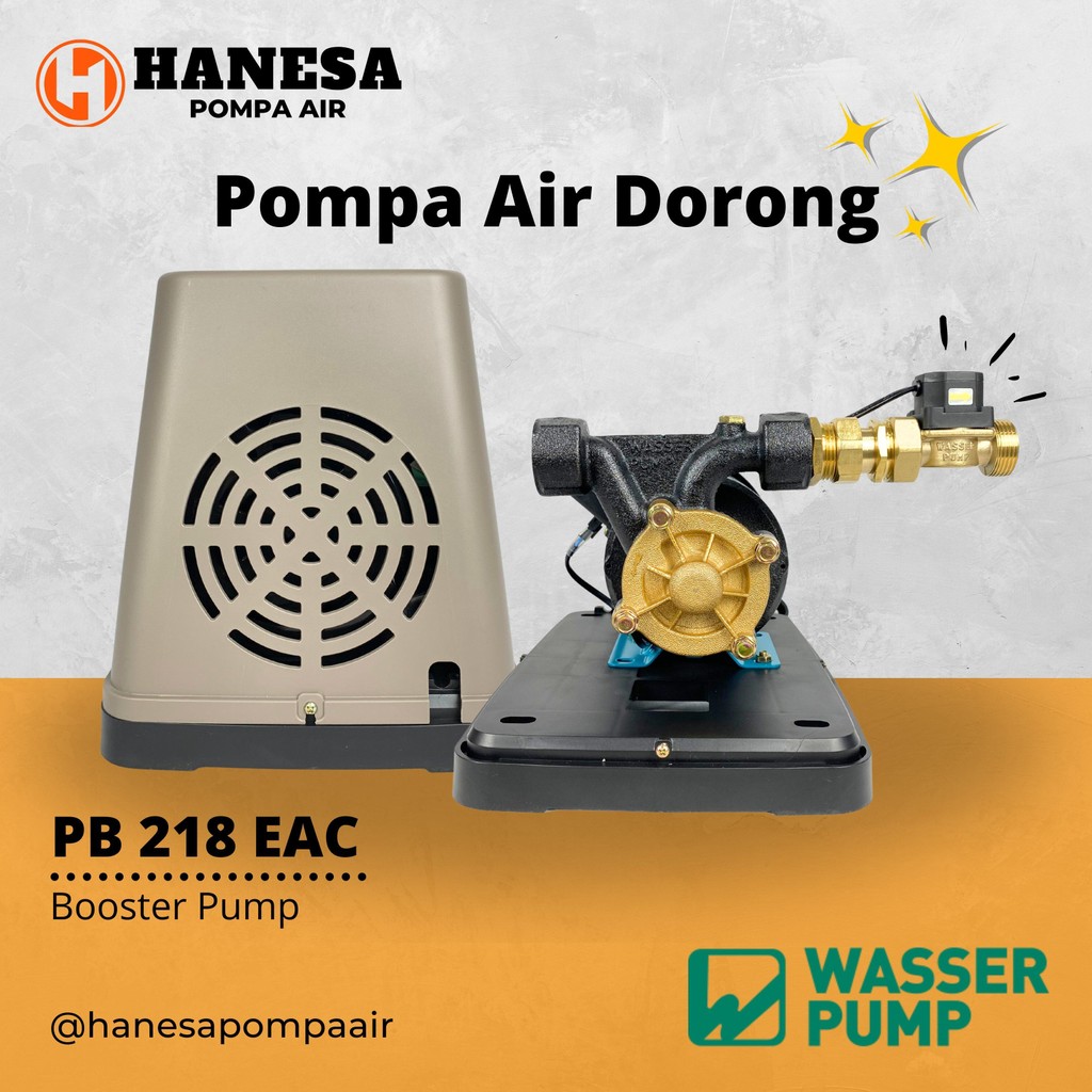 Pompa Air Wasser PB 218 EA-C / PB218 / PB218EA-C / Pompa Pendorong Otomatis Pengganti 218 EA