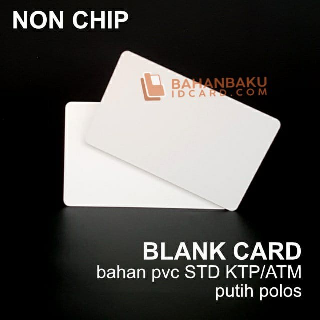 Kartu PVC Polos Blank: ID Card Inkjet Tanpa Chip untuk Cetak Kualitas Tinggi
