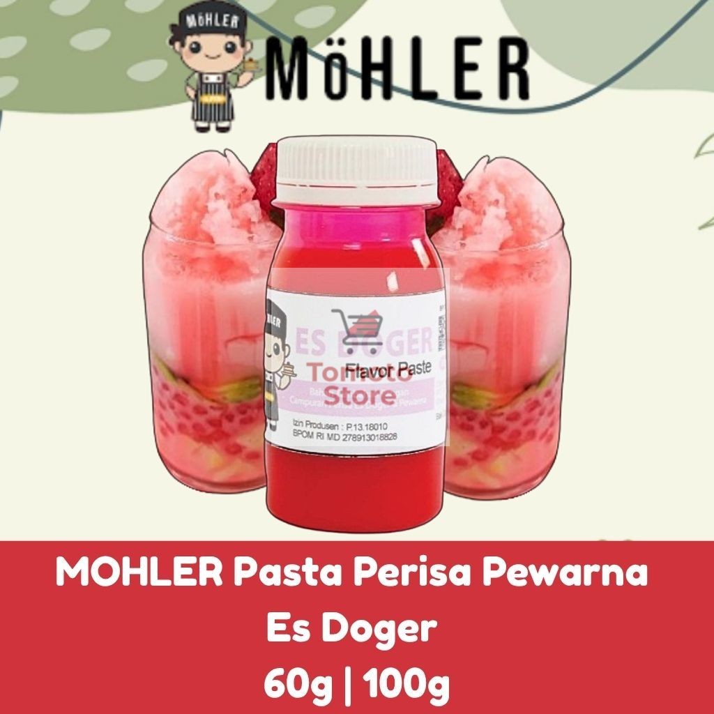 

✨ TOMOTOSTORE ✨ MOHLER Pasta Perisa Pewarna Es Doger