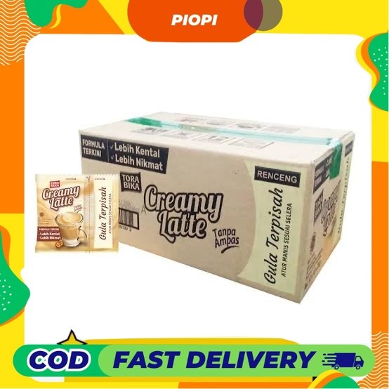 

piopi Kopi Creamy Latte 1 Dus / Isi 12 Renceng / 120Pcs