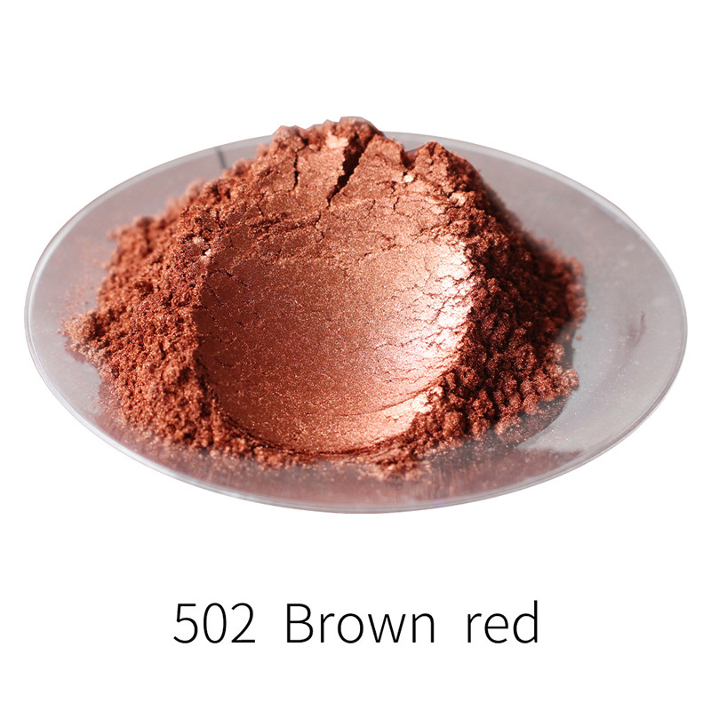 

50g Natural Mica Mineral Handmade Soap Colorful Pearlescent Powder Pigment Mica Nail Glitter Pearl Powder epoxy resin Pigment