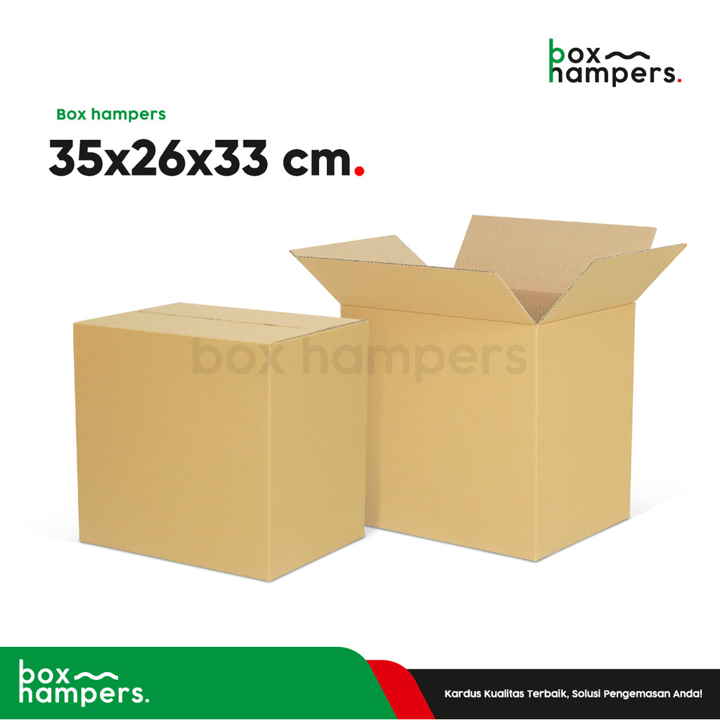 

Box 35x26X33 cm (Pelet) Kardus/Karton/Kemasan/Packing/Hampers/Boxnormal/Normal/Tinggi33