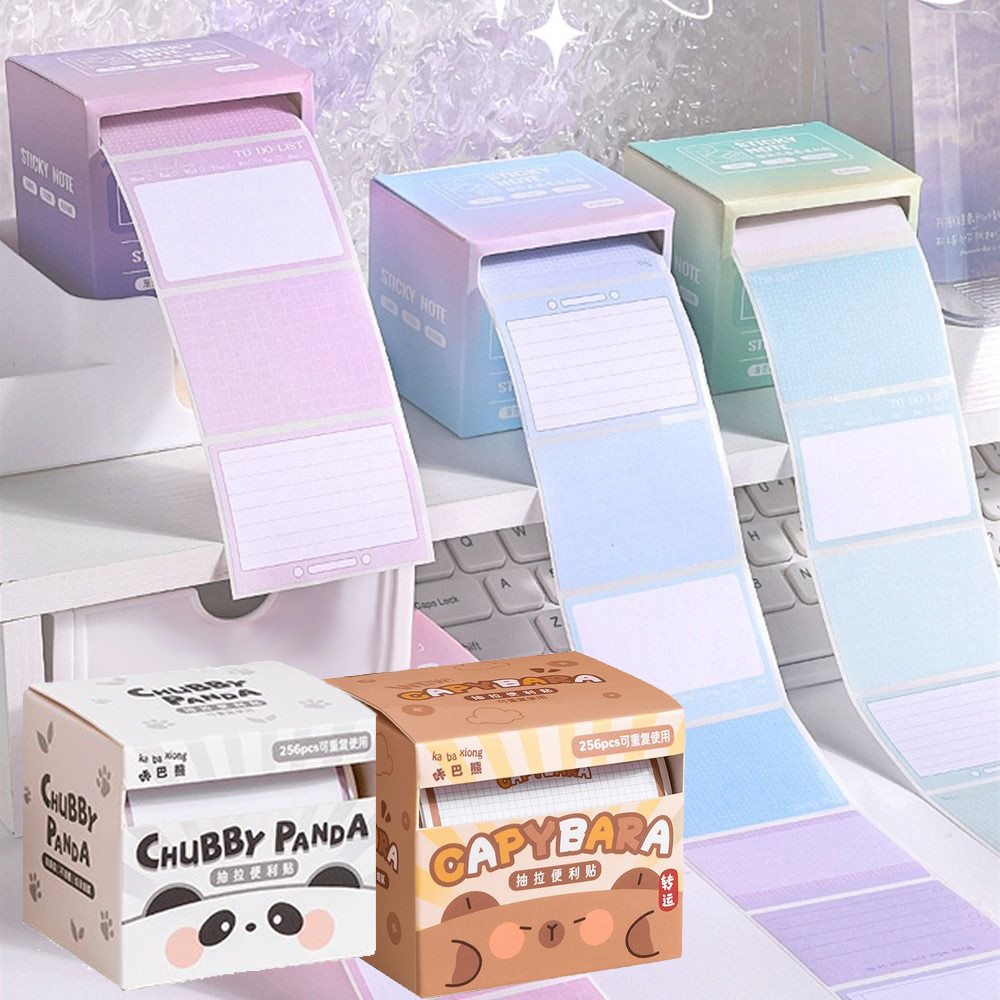 

256 Lembar Sticky Notes Tempel Motif Hewan Lucu Tempelan Kertas Mini Penanda Halaman Notebook Decoration