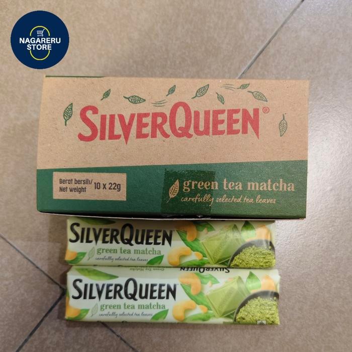 

Silver quenn chocolate green tea matcha 1 box 10 x 22 gr