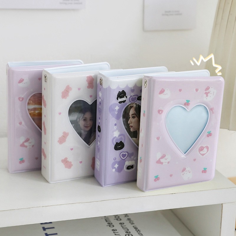 

Mini Photo Card Album Kpop Card Collect Book Idol Cards Collect Book Photocard Packaging Supplies Kawaii Photo Album 포카포장용품