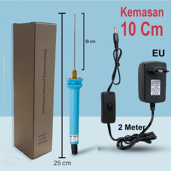 

Ready Alat Potong Styrofoam Solder Ukir Gabus Cutter Polystyrene EPE Foam 10 cm 30W Adaptor Listrik - Ukir 10 cm