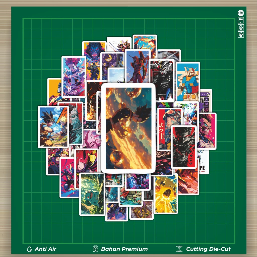 

HOT 50 PCS STIKER Stiker Mix Cartoon Potrait Poster Stiker Fashion Cars Decal Dingin Kartu Album Custom Vinyl Anti Air- Sticker Aesthetic Buku Journal Koper Casing HP Tablet Laptop Helm Motor Botol Minum