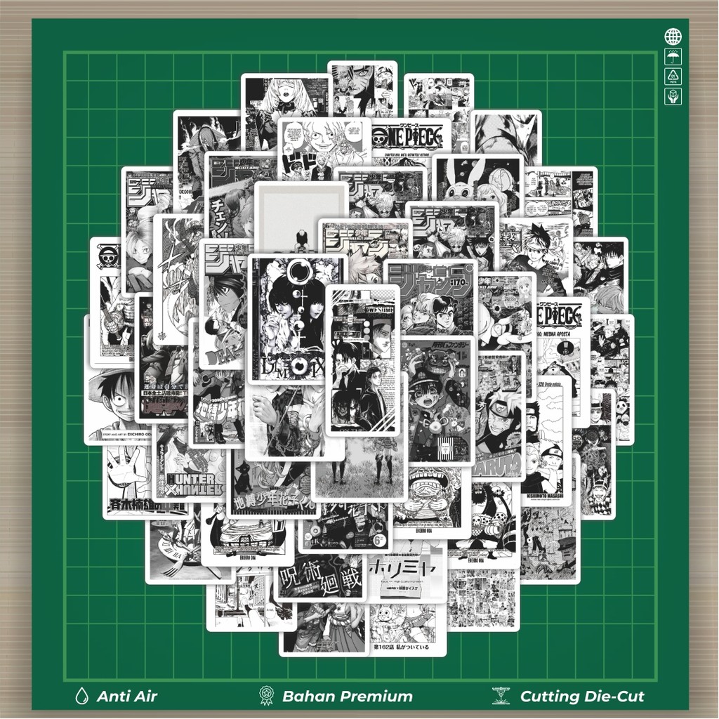 

HOT 50 PCS STIKER Stiker Shonen Manga Stiker Fashion Cars Decal Dingin Kartu Album Custom Vinyl Anti Air- Sticker Aesthetic Buku Journal Koper Casing HP Tablet Laptop Helm Motor Botol Minum