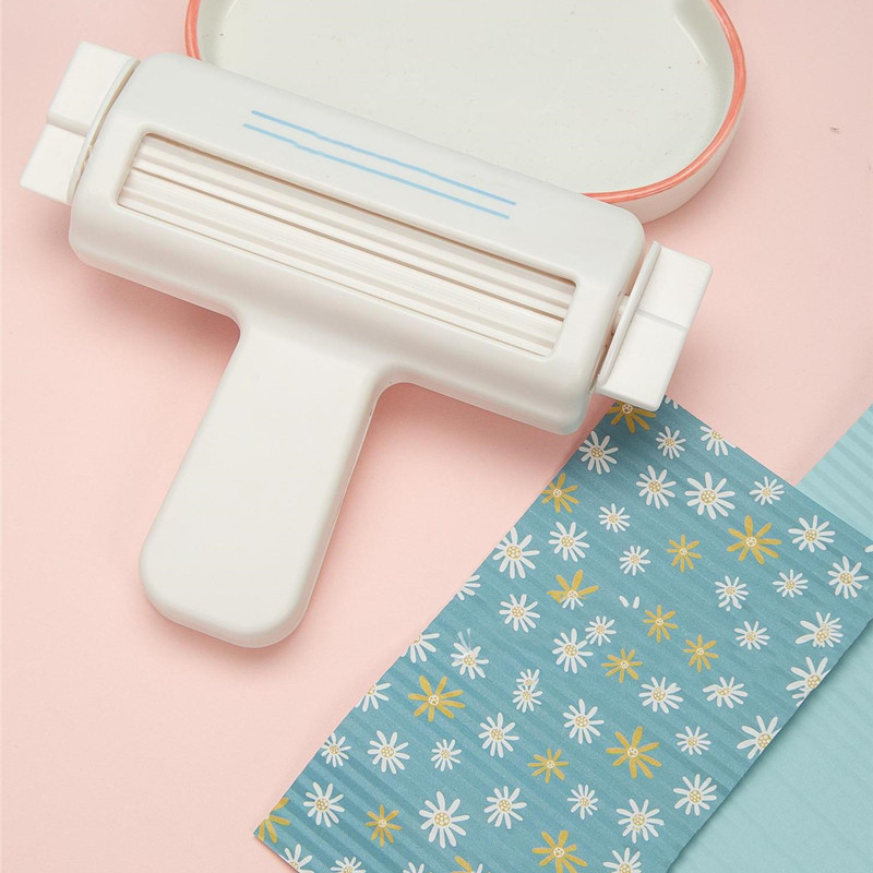 

DIY Texture Roller Paper Craft Tools Paper Crimper Quilling Wave Shaper for Arts Crafts Scrapbooking