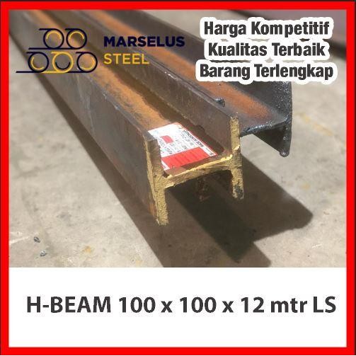 H-Beam 100 x 100 x 12 M / Besi H Beam 100 Lautan Steel SNI Berkualitas