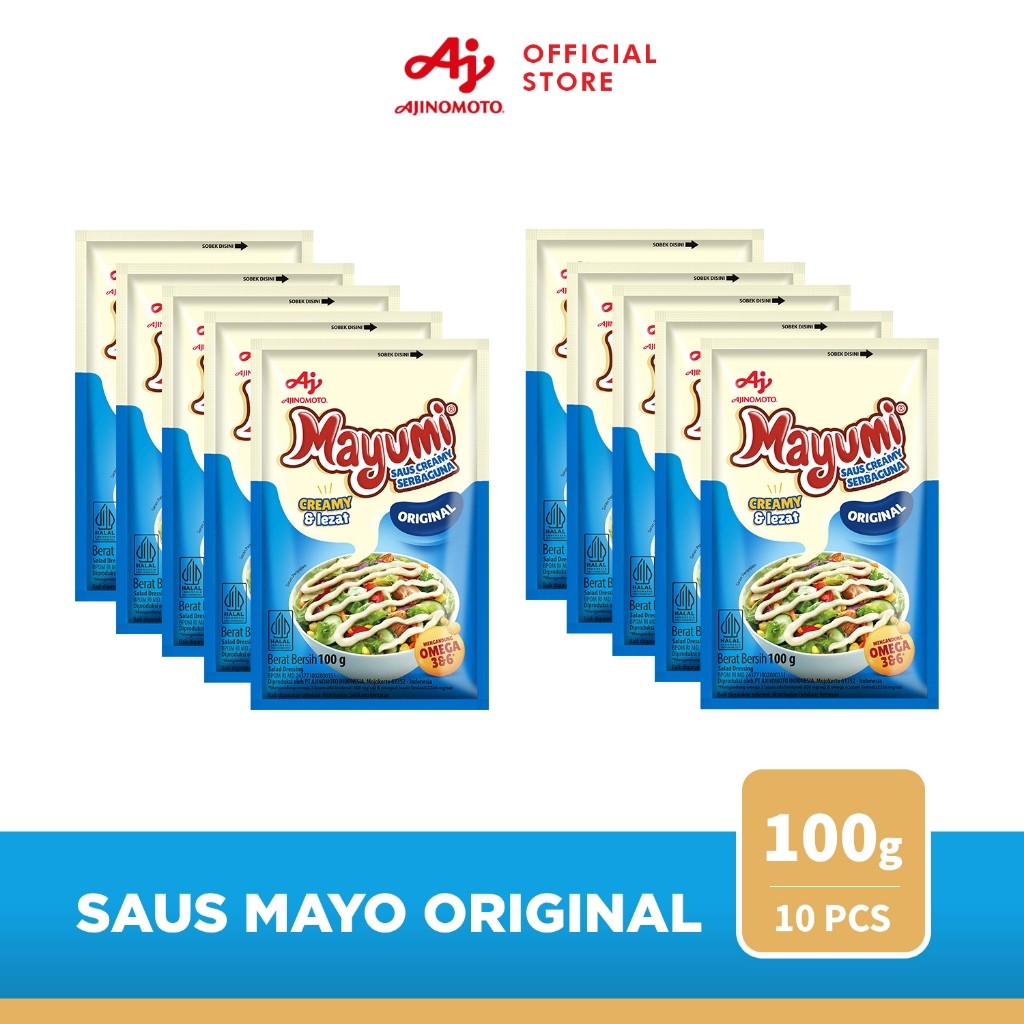 

MAYUMI® Mayonaise Saus Mayo Original 100g ( 10 pcs)