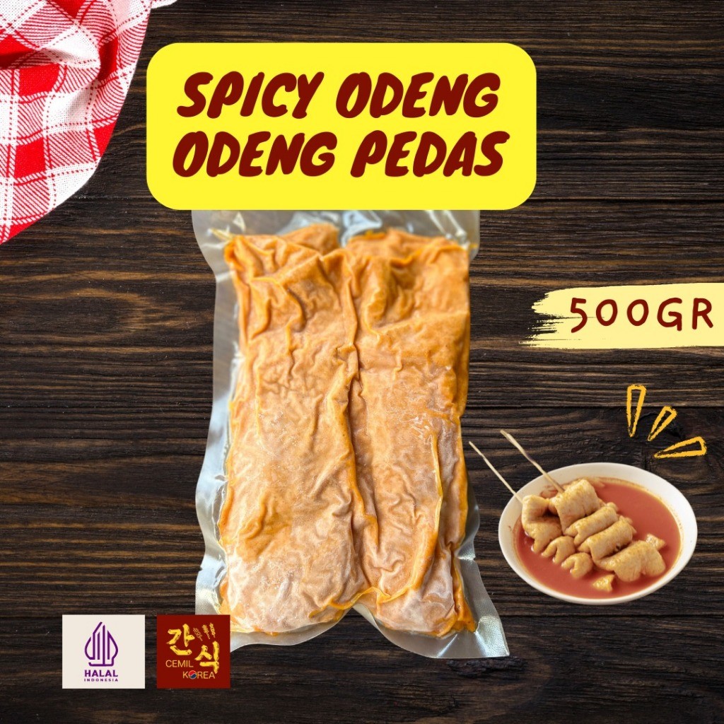 

Odeng Spicy Halal 500gr Tahan Lama Dalam Freezer