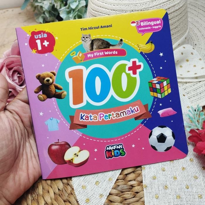 

Buku Anak My First Words 100+ Kata Pertamaku Bilingual Indonesia Inggris - Asli