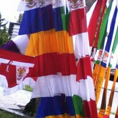 Promo umbul umbul 20 biji 10 mata - warna warni Terlaris